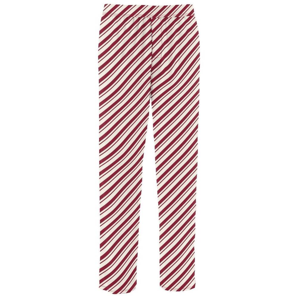 NEW KICKEE men's pajama pants in peppermint stripe